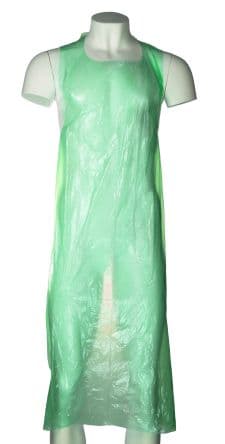 RS PRO Tablier jetable Vert Polythène basse densité