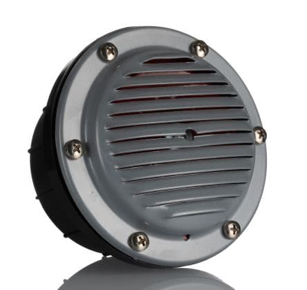 RS PRO Alarme électronique Borne à vis Noir 1 tonalités 240V c.a. 100 dB @ 1m IP54 a.c.