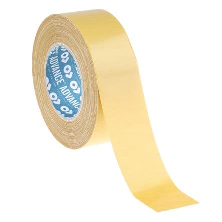 Advance Tapes Ruban tissé double face AT305, Transparent Tissu x 0.34 mm 41N/cm, 7.8N/cm 50mm, 25 m x
