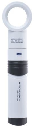 Eschenbach Loupe, grossissement 10x, diam. lentille 35 mm Lumineux