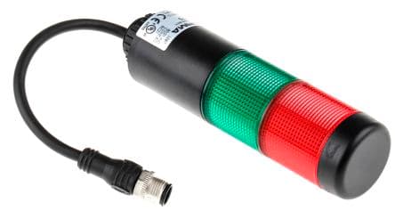 Werma Colonnes lumineuses pré-configurées Kompakt 37, Vert, Rouge, LED, Buzzer