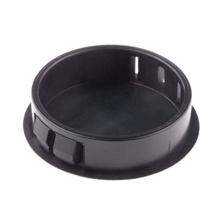 RS PRO Bouchon obturateur Noir, en Nylon 66, Ø de perçage 42.1 mm