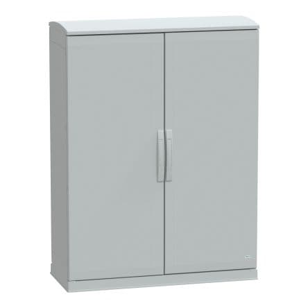 Schneider Electric Coffret individuel 2 en Fibre de verre renforcé en polyester Gris Opaque, 1000 mm, IP44 Panel Set 420