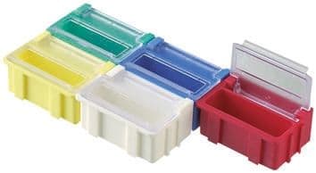Licefa Boite compartimentée Transparent, ABS, 21 mm x 42mm x 15 mm
