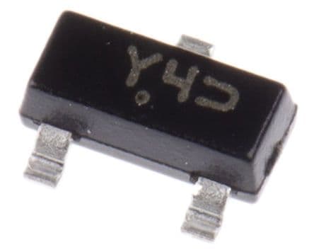 onsemi Diode Zener, 15 V 1, En surface, Simple, dissip. ≤ 300 mW 5 % SOT-23 3 broches