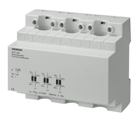 Siemens Transformateur de courant série 7KT12 150 A 30:1, alésage 13mm