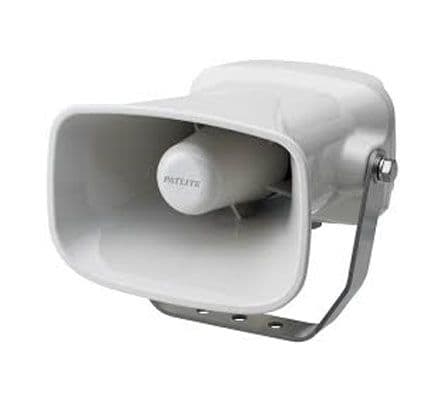 Patlite Alarme électronique série EHV Mural Blanc 63 tonalités 6V 110 dB @ 1m IP65 c.a./c.c.
