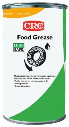 CRC Lubrifiant, graisse Aluminium composé 1 kg Food Grease, Etain de Sans risques pour les aliments