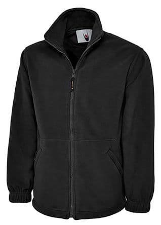 RS PRO Polaire Classic, Noir, Mixte, en Polyester Fermeture éclair, taille S