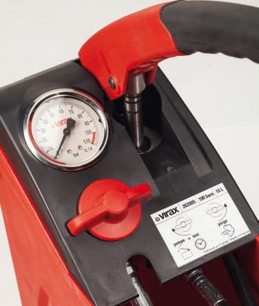 Virax Pompe à eau 1.5 m 100 bar Plastique Centrifuge, Pompe de test de pression 4.51 kg 10 L