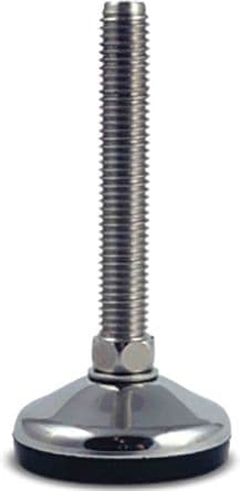 RS PRO Pied réglable M14 Diam 50 mm Acier inoxydable capacité 400 kg 10 °