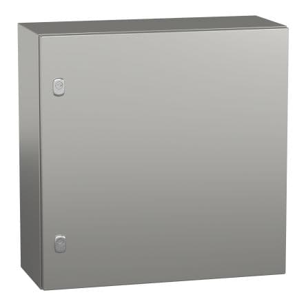 Schneider Electric Coffret mural PanelSeT S3X, IP66 en Acier inoxydable, Non peint, largeur 600 mm, Hauteur 600 mm,