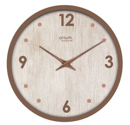 Orium Horloge éco-conçue Analogique Mural 1 pile AA LR06, Ø 30 cm