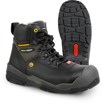 Jalas Chaussures de sécurité montantes 1828, Mixte, Jaune, Noir, T 48