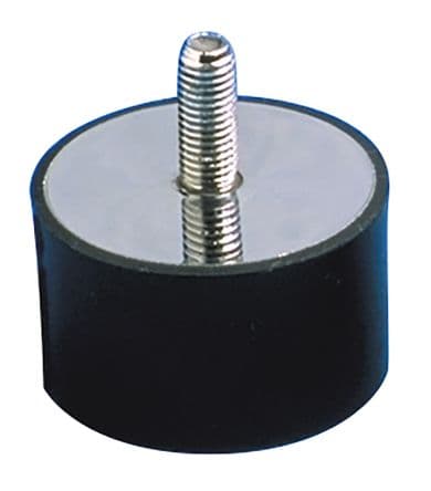 Paulstra Hutchinson Support anti-vibrations Radiaflex Forme cylindrique M10 Plot antivibratoire mâle 150 daN en