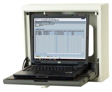 Bott Bureau informatique Blanc, Noir 410 mm Classement 500mm Acier 150 mm