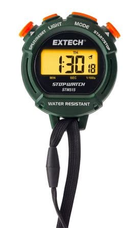Extech Chronomètre Vert Numérique 23 h Chronomètre/Horloge