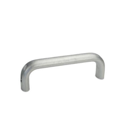 Ganter Poignée Naturel en Aluminium Naturel, 130 mm x 55 mm x 26mm,