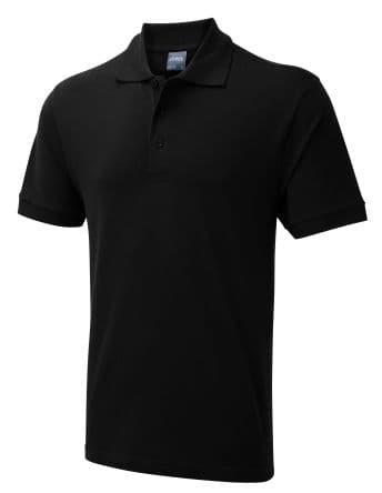 Uneek Polo UC114, Noir, en 100 % coton 2XL
