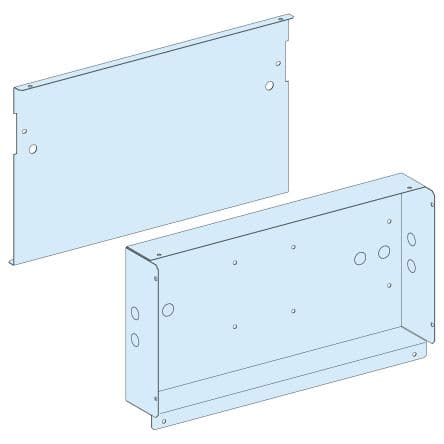 Schneider Electric Serre-câble Couvercle pour barre omnibus, Blanc, 653 mm x 577mm
