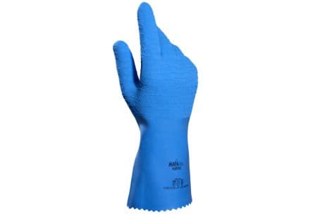 Mapa Gants de manutention HARPON 326, en Latex naturel, Bleu, Taille 10 CE, EN 388, EN 407, EN ISO 21420:5/5, EN ISO