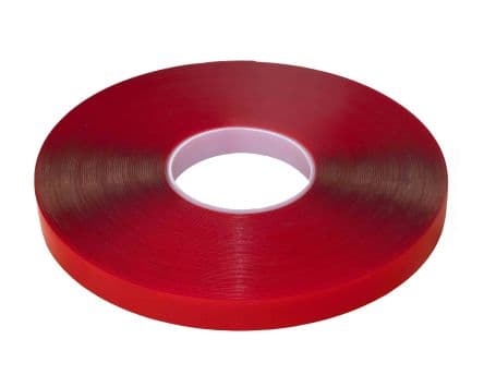 RS PRO Ruban à transfert d'adhésif Foam Tapes, Clair, 33 m x 19mm x 1 mm Double face