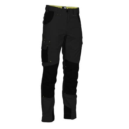 Nine worths Pantalon de travail ADAM, Noir Homme en 2 % fibre antistatique, 33 % coton, 65 % polyester, 44 in 90 cm