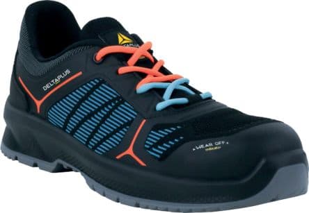 Delta Plus Chaussures de sécurité Mixte CAMPIONE S1PS SR, Noir, Bleu Composite, T38