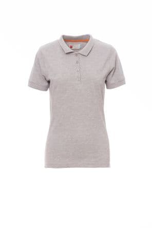 Payperwear Polo VENICE LADY MELANGE, Gris, en 10 % polyester, 90 % coton 2XL