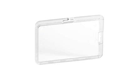 Durable Badge nominatif Transparent en Polycarbonate
