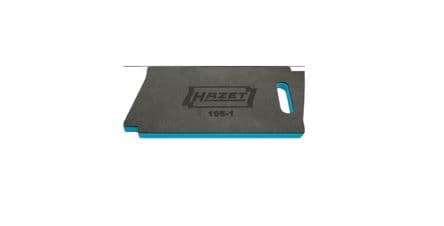 HAZET Tapis d'agenouillement 450 x 210 x 30 mm Noir, Bleu Mousse Position à  genoux