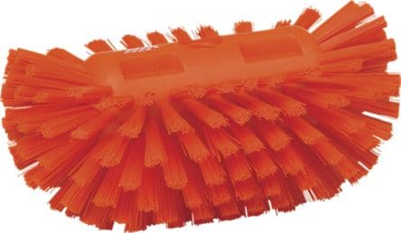 Vikan Brosse à récurer 40 mm Orange Brosse à réservoir Polyester à poils Dur Sans risques pour les aliments