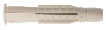 RS PRO Cheville Naturel en Plastique 61 mm