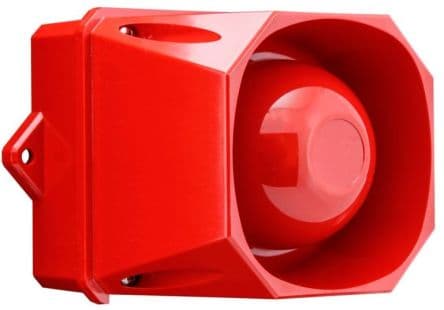 Eaton Combinaison sirène-balise série X10 Mini, lentille Ambre, Bleu, Clair, Rouge, Magenta, Vert 230V c.a. IP66 En