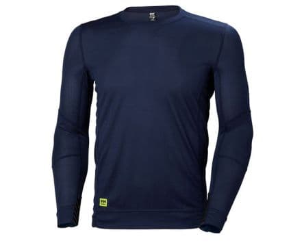 Helly Hansen Chemise thermique Bleu marine en Polyester Long Chemise thermique S