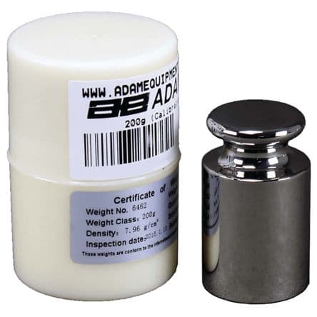 Adam Equipment Co Ltd Poids d'étalonnage Adam Equipment, 200 g, Classe M1