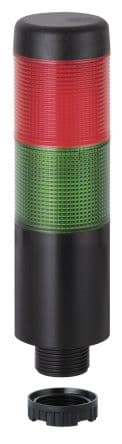 Werma Colonnes lumineuses pré-configurées Kompakt 37, Vert, Rouge, LED, Buzzer