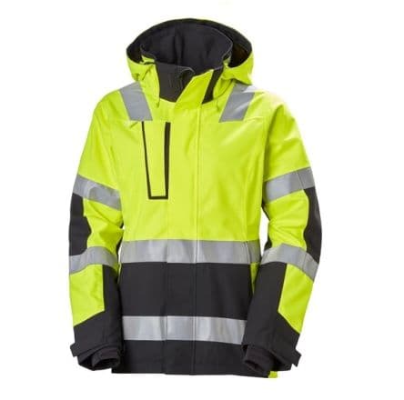 Helly Hansen Veste d'hiver haute visibilité LUNA, Jaune, Blanc, Vert, Noir, Femme, taille L