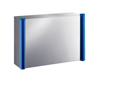 Rittal Coffret mural CP, IP66 en Acier inoxydable 304, Noir RAL 5002, largeur 600 mm, Hauteur 400 mm, Profondeur 150 mm