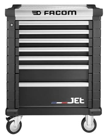 Facom Armoire à roulettes 7 tiroirs en Acier x 569 mm x 60mm 421 mm
