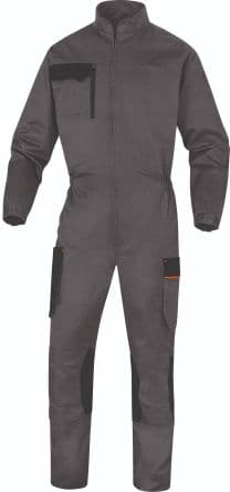 Delta Plus Combinaison, Taille 94 to 102 cm Réutilisables, Taille M, Mixte Vert, Blanc, Noir, Jaune, Coton, Polyester