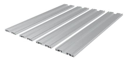 RS PRO Rail de stationnement pour chariot, 1200 mm x 6.5 mm