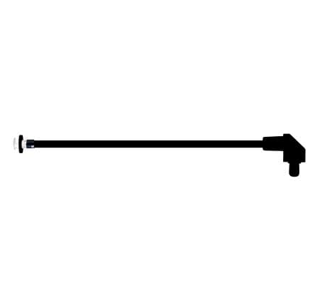 Bivar Conduit de lumière LED, Panneau 10 pouce Clair Angle droit Souplesse LED incluse 5.08 mm