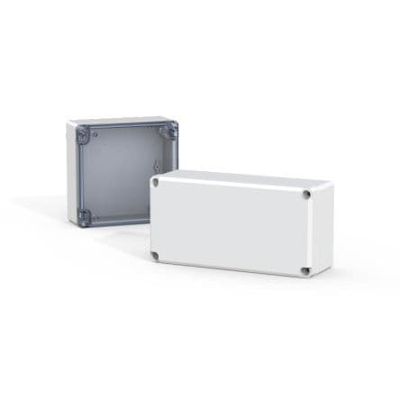 nVent HOFFMAN Boitier de raccordement DPCP, IP67, IP66 en Polycarbonate, Gris clair, largeur 82 mm, Hauteur 80 mm,