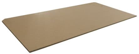 RS PRO Etagère en Panneau de fibres Marron 4 mm, larg. 300mm x 300 mm