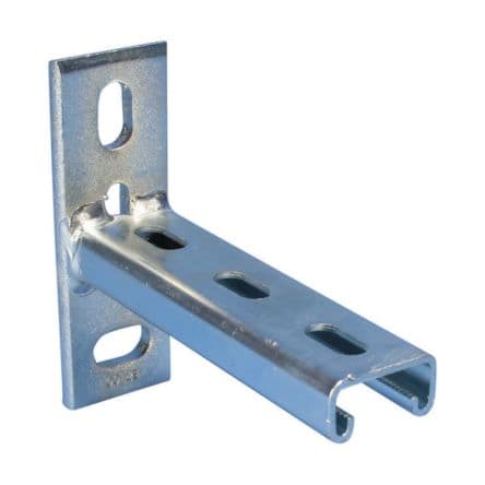 nVent CADDY Rail DIN, Fendu en Acier 450 mm x 45mm x 125 mm