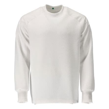 Mascot Workwear Sweat 20084-932, Blanc, Mixte, en 15 % coton, 85 % polyester, taille XS