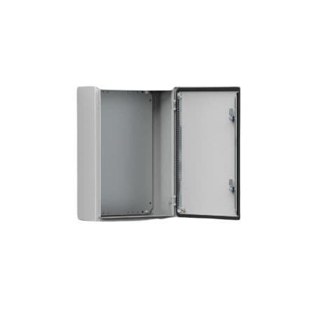 nVent HOFFMAN Coffret mural MAS, IP66 en Acier, RAL 7035, largeur 300 mm, Hauteur 300 mm, Profondeur 155 mm