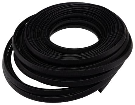 RS PRO Protection de bord Noir, en Éthylène-propylène-diène monomère (EPDM) x 15 mm x 11mm 20 m