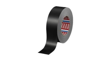 Tesa Ruban adhésif toilé 4688 Noir 2900 V en Polyéthylène x 50mm, 50 m 260 μm